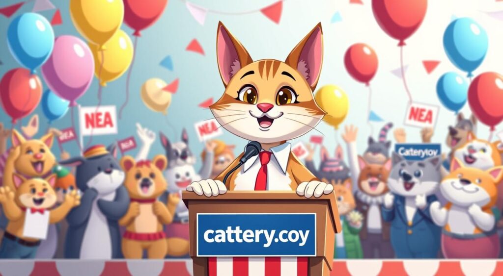 Kampanye Politik Kucing Lucu